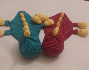 Baby Comforter Dragon Crocheted