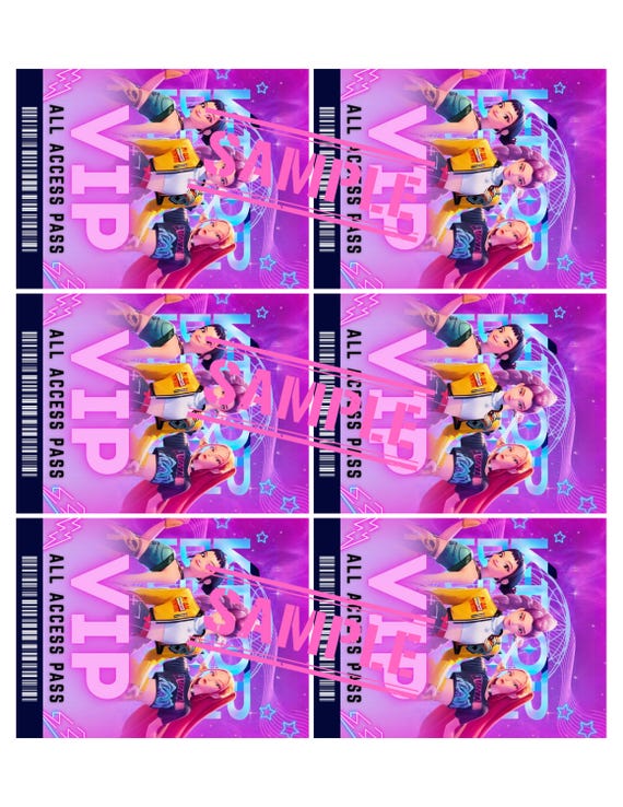 Kpop VIP All Access Pass / Digital Download / Name Badge - Etsy