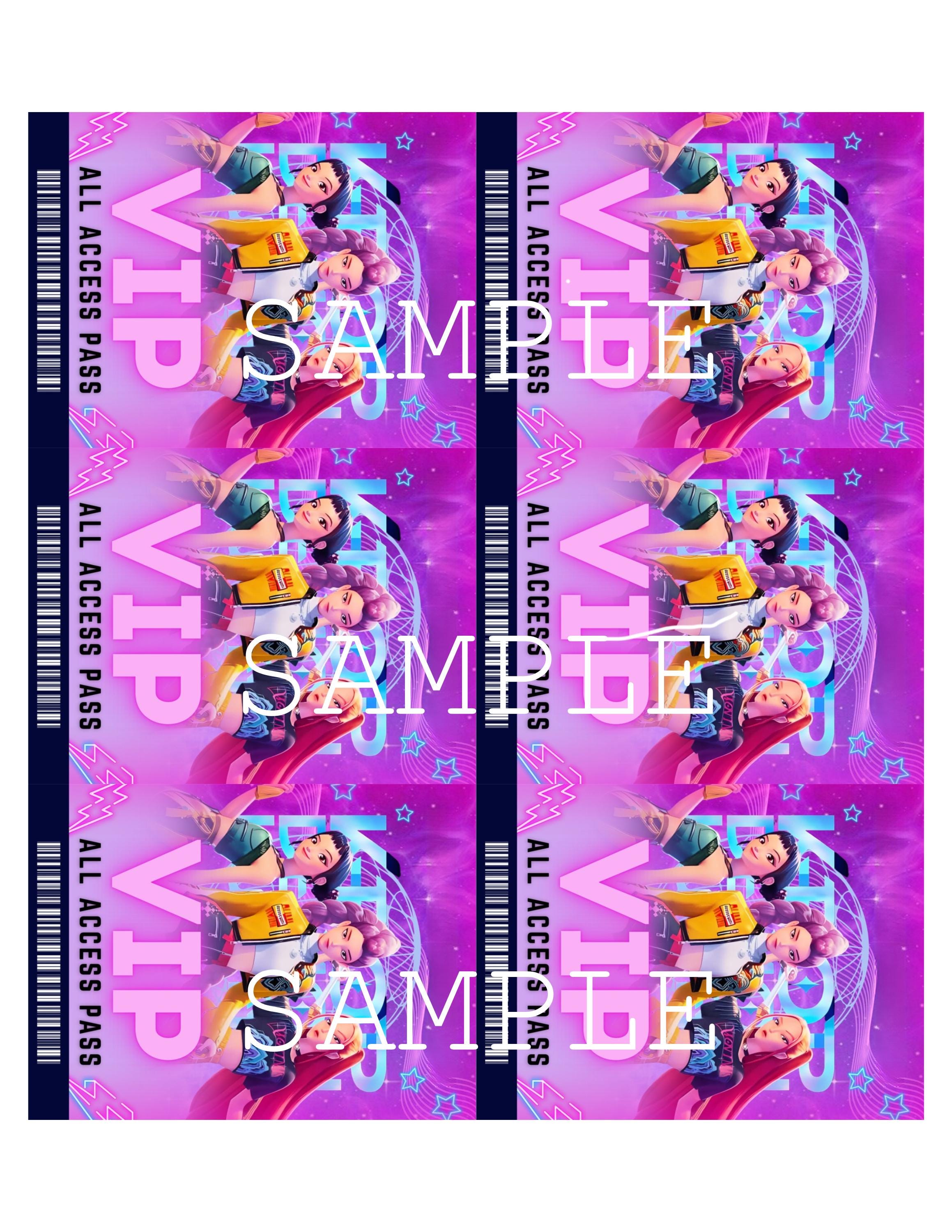 Kpop VIP All Access Pass / Digital Download / Name Badge - Etsy