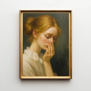 Funny bathroom picture / digital download / bathroom humour / stinky bathroom wall art / victorian portrait