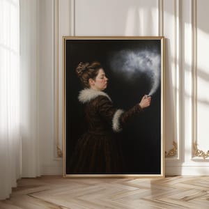Funny bathroom picture / digital download / bathroom humour / stinky bathroom wall art / victorian portrait