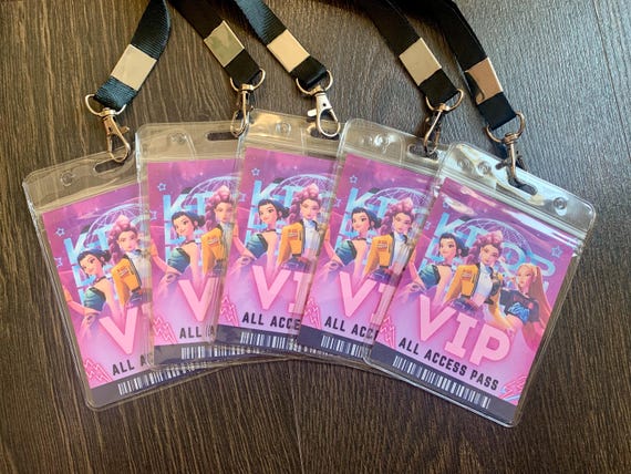 Kpop VIP all access pass / digital download / name badge