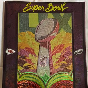 Super Bowl LIX Program – Kansas City Chiefs vs Philadelphia Eagles – Like New, Collectible NFL Souvenir
