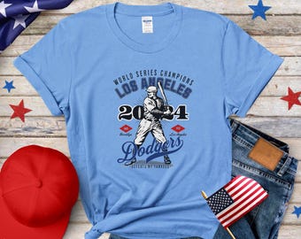 2024 LA Dodgers World Series Champions T-Shirt - Celebrate the Dodgers Win! Perfect Gift for Dodgers Fans | LA Baseball Fan Gear