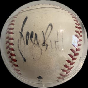 George Brett Autographed Official League Baseball – Hall of Fame – Excellent Condition - Kansas City Royals Legend