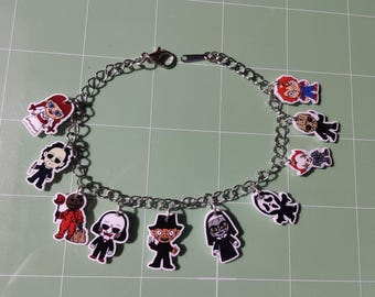 Pulseras con dijes - Película de terror