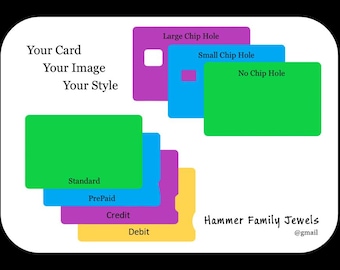 Any Image, Any Design Card Decal Skin