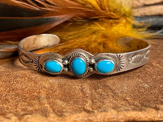 Native American Jewelry Rare Vintage Santo Domingo Tony Aguilar Sr Turquoise Sterling Silver Earrings Native American Jewelry Rare Vintage Santo Domingo Tony Aguilar Sr Turquoise Sterling Silver Earrings