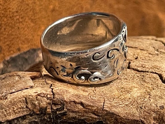 Silpada Sterling Silver Poseidon Scroll Ring Size… - image 4