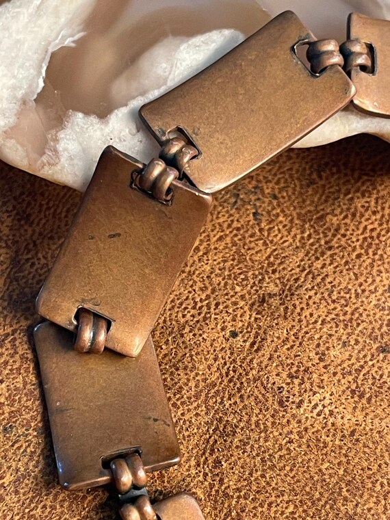 Southwestern Style Copper Thunderbird Panel Link … - image 6