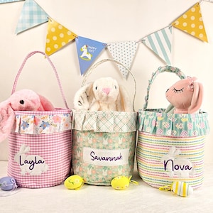 Personalisiertes Häschen-Design für Kinder, Babyparty-Geschenkkorb für Jungen und Mädchen, Geschenk zum Kindertag, Babykorb, Babypartygeschenk, Spielzeugorganisator