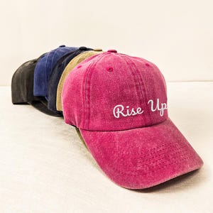 Custom Text Embroidered Baseball Cap: Personalized Cotton Dad Hat