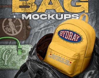 Bag Mockup Bundle | Backpacks, Duffels and More (PNG Files)