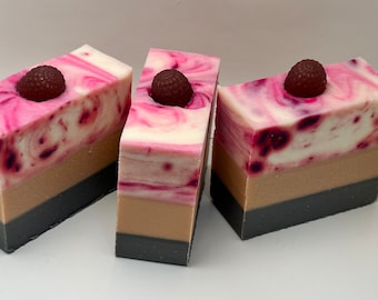 Black Raspberry Vanilla Affair-Homemade Soap-Cold Process-4 to 5 oz Bar