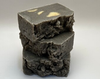 Galaxy Love-Homemade Soap-w/Activated Charcoal-5 to 6 oz Bar-Strong Clean Scent-Men Love It!