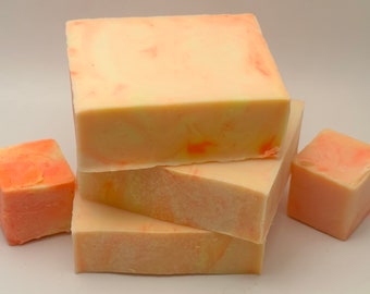 Japanese Lemonberry-Homemade Soap-Lemon & Yuzu-5 to 6 oz Bar w/Mango Butter