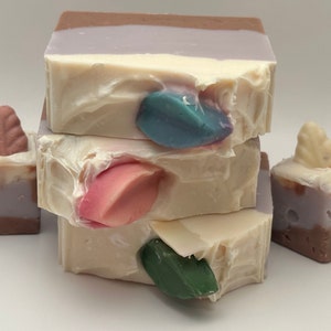 Bergamot In Autumn Cold Process Handmade Soap-5 to 6 OZ-Gorgeous Bar image 1