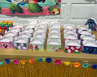 Gepersonaliseerde doosjes voor feestbedankjes