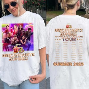 Zombies World Tour Shirt, The Rise Of Red Group T-shirt, Descendants Concert Summer Music Festival 2025 Sweatshirt, Gift For Fan