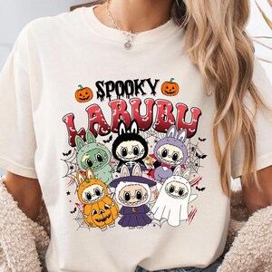 Halloween T-Shirt, Doll Cartoon Halloween Shirt, Spooky Doll Monster Characters Tee, Monster Doll Horror, Trick or Treat Tee, Gift For Kids