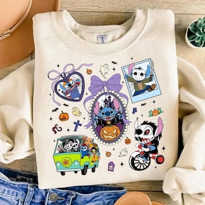 Cartoon Friends Shirt, Halloween Horror Characters Hoodie, Halloween Horror Merch, Horror Movie Sweatshirt, Horror Friends Shirt Gift