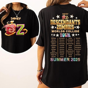 Zombies Film Charaktere Sweatshirt, World Tour Mädchen Gruppe Konzert Merch, Sommer Musik Festival 2025 Reise, Film World Tour Team Shirt