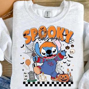 Cartoon Friends Shirt, Halloween Horror Characters Tee, Halloween Horror Hoodie, Horror Movie Merch, Retro Halloween Shirt, Spooky Season