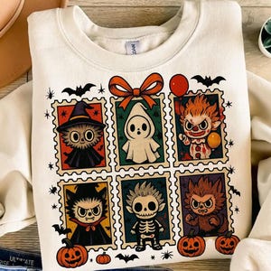 Funny Monster Doll Shirt, Cute Cartoon T-Shirt, Trendy Doll Gift, Monster Doll Horror Shirt, Spooky Doll Monster Characters, Gift For Girls