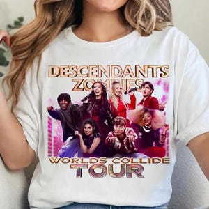 Descendants Concert T-SHIRT, Descendants Zombies World Tour Hoodie, The Rise Of Red Group Tee, Summer Music Festival 2025 Shirt For Fan