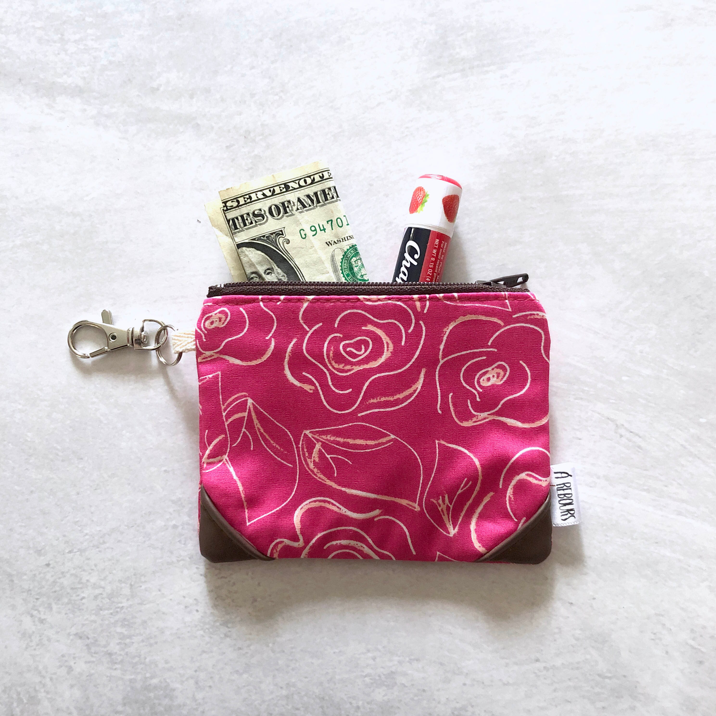 rose coin purse