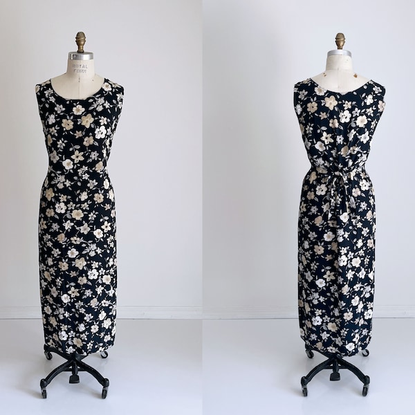 90s Floral Dress - Etsy