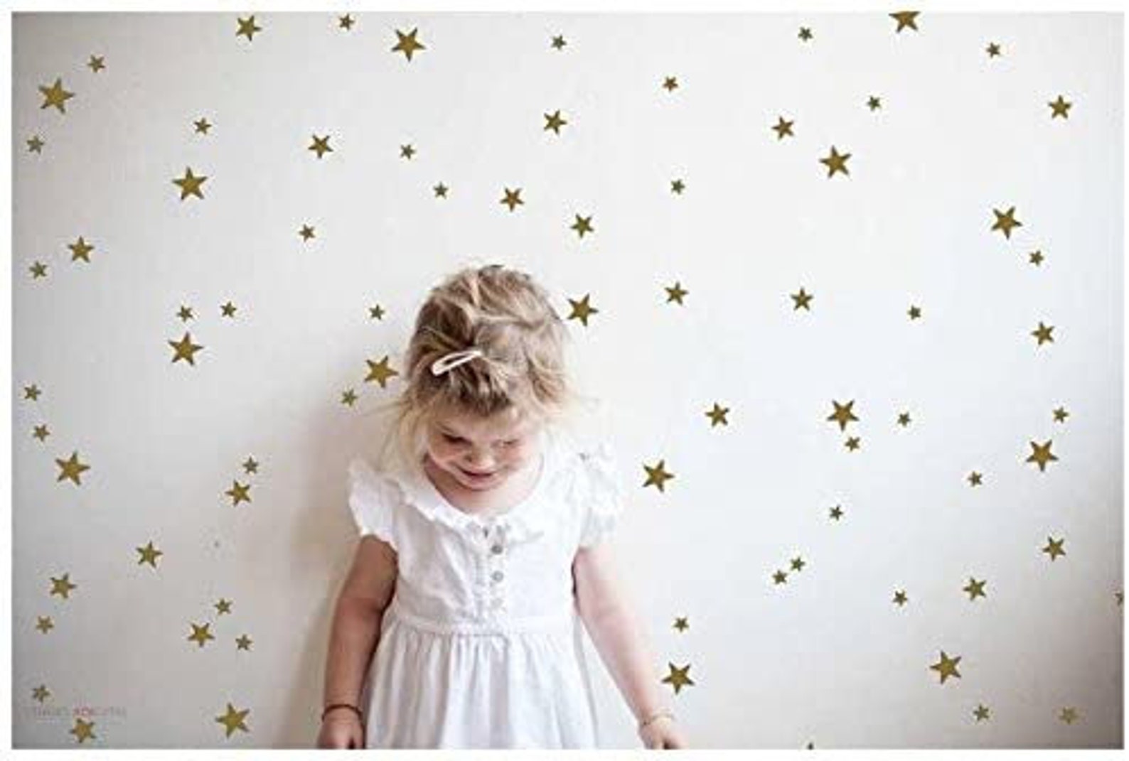 Star Wall Decals Vinyl Wall Decals 220 Star Decals 4 Color Etsy
