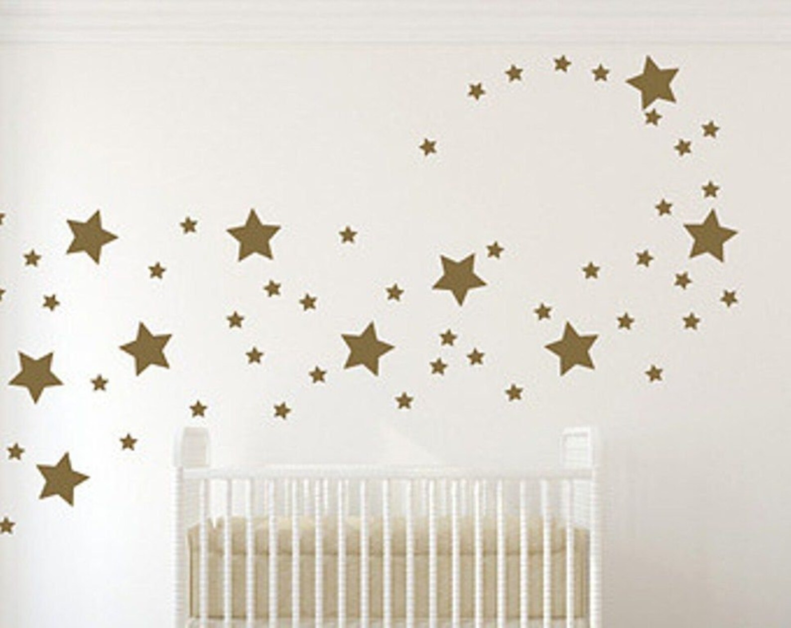 Star Wall Decals Vinyl Wall Decals 220 Star Decals 4 Color Etsy