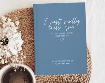 Custom Grief Hardcover Journal | Personalized Loss Gift | Memorial Gift