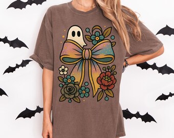 Geister Bogen Tattoo Comfort Colors Shirt | Pastell Goth Halloween