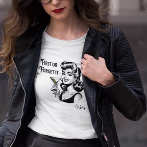 Aries T-Shirt, Astrology Gift, Birthday Gift, Zodiac Shirt, Horoscope Clothing, Gifts for Her, Aries Gift, Zodiac Tee, Aries Gift
