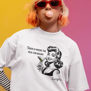Scorpio Zodiac T-shirt: November Birthday Astrology Gift