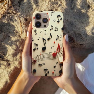 Musical Note Phone Case: iPhone and Samsung, Music Lover