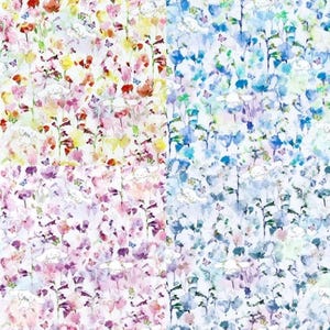 Liberty x Sanrio Cinnamoroll- Bespoke Sunny Field -  Set of 4 (25x25cm)