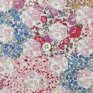 Liberty of London - Estampado especial - Patchwork de jardín - rosa - cuarto gordo