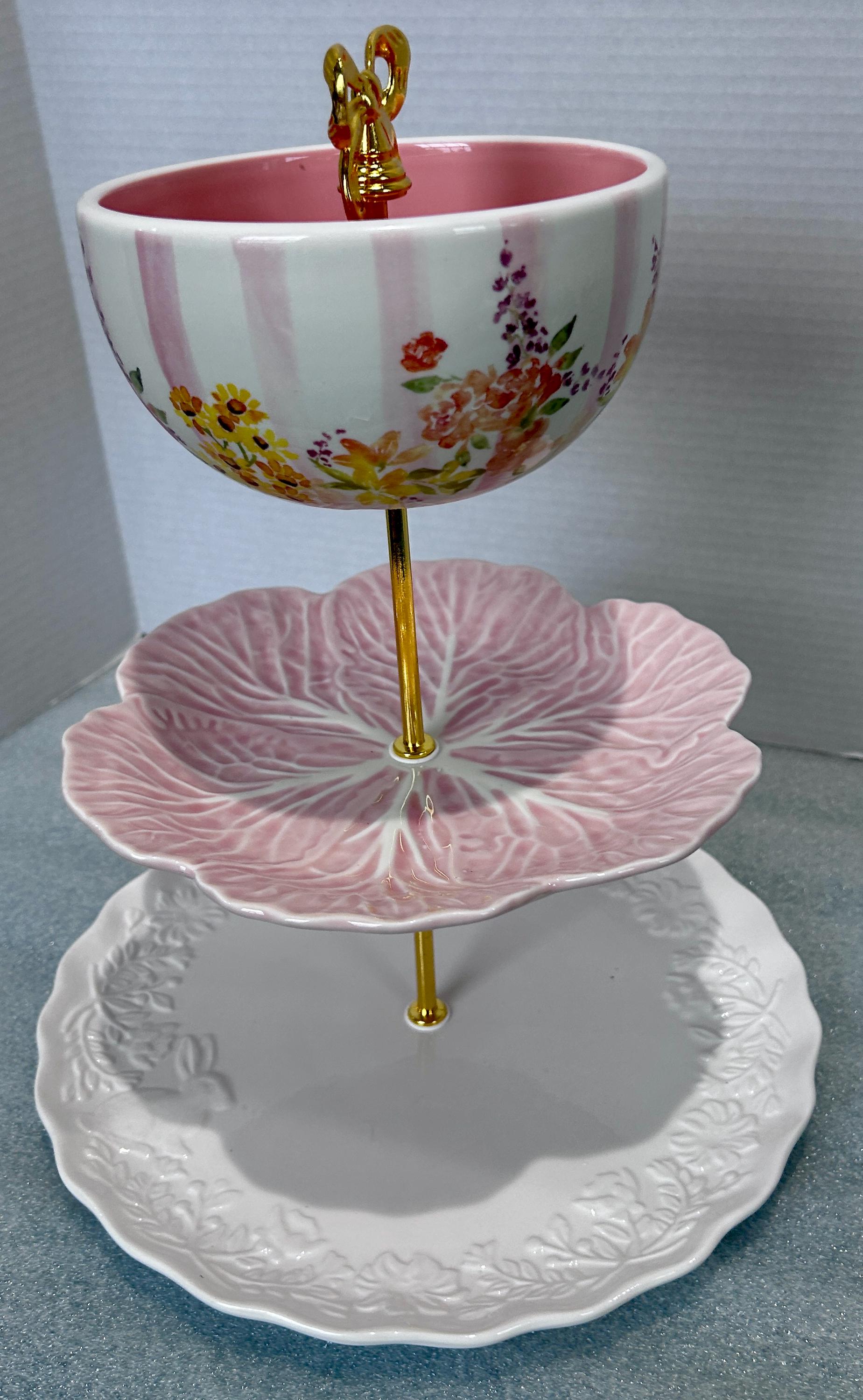 Ceramic Rabbit Cake Stand - Etsy