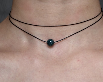 Healing Crystal Choker, Custom Gemstone Necklace, 9 Crystals to Choose, Handmade Jewelry, Dainty Choker, Everyday Necklace, Affordable Gift