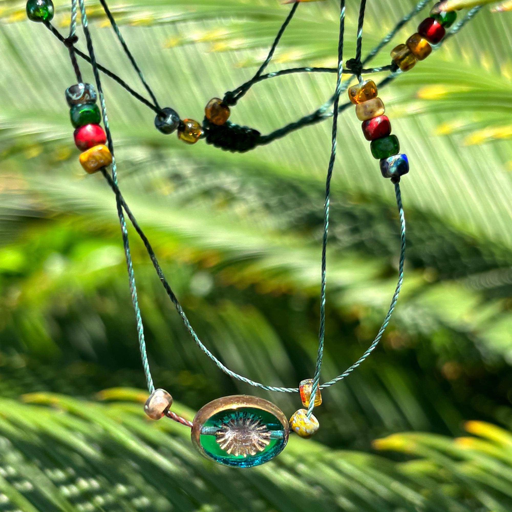 Yienate Boho Perla Perline Collana Girocollo Vintage Colorato Riso Perline Girocollo Imitazione Collana Di Perle Catena Estate Boho Collana Gioielli Per Donne E Ragazze
