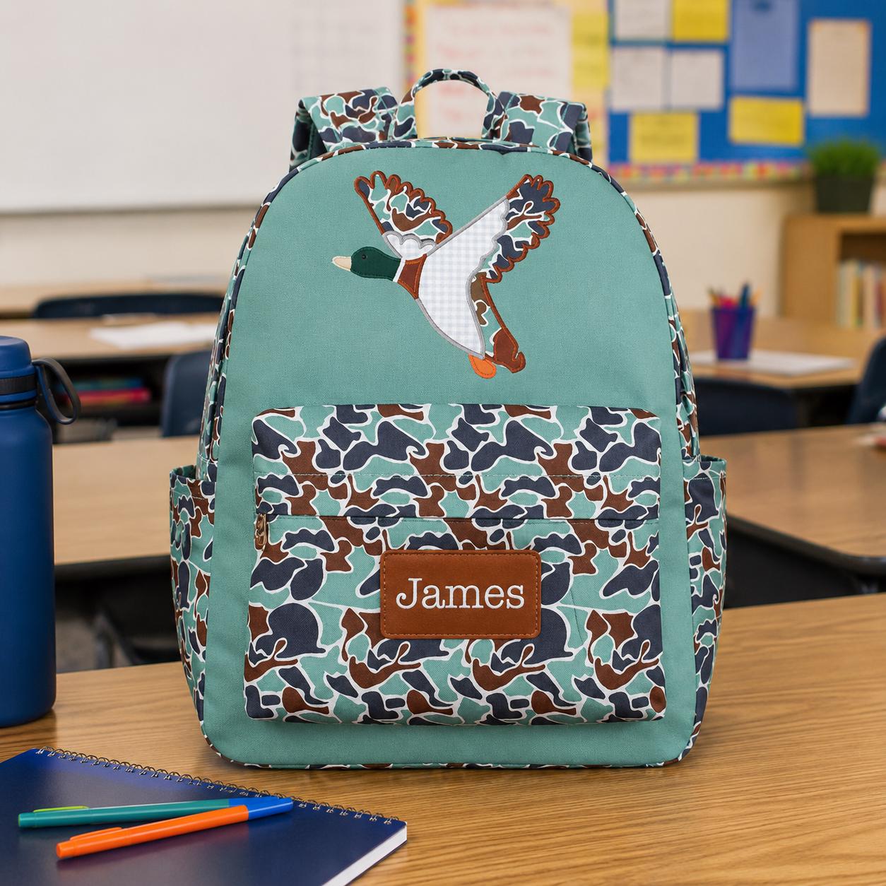 Boys Mallard Backpack and Lunchbox - Etsy