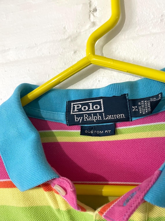 Polo Ralph Lauren Vintage 90s Short Sleeve Polo Shirt Pastel Polo Ralph Lauren Vintage 90s Short Sleeve Polo Shirt Pastel