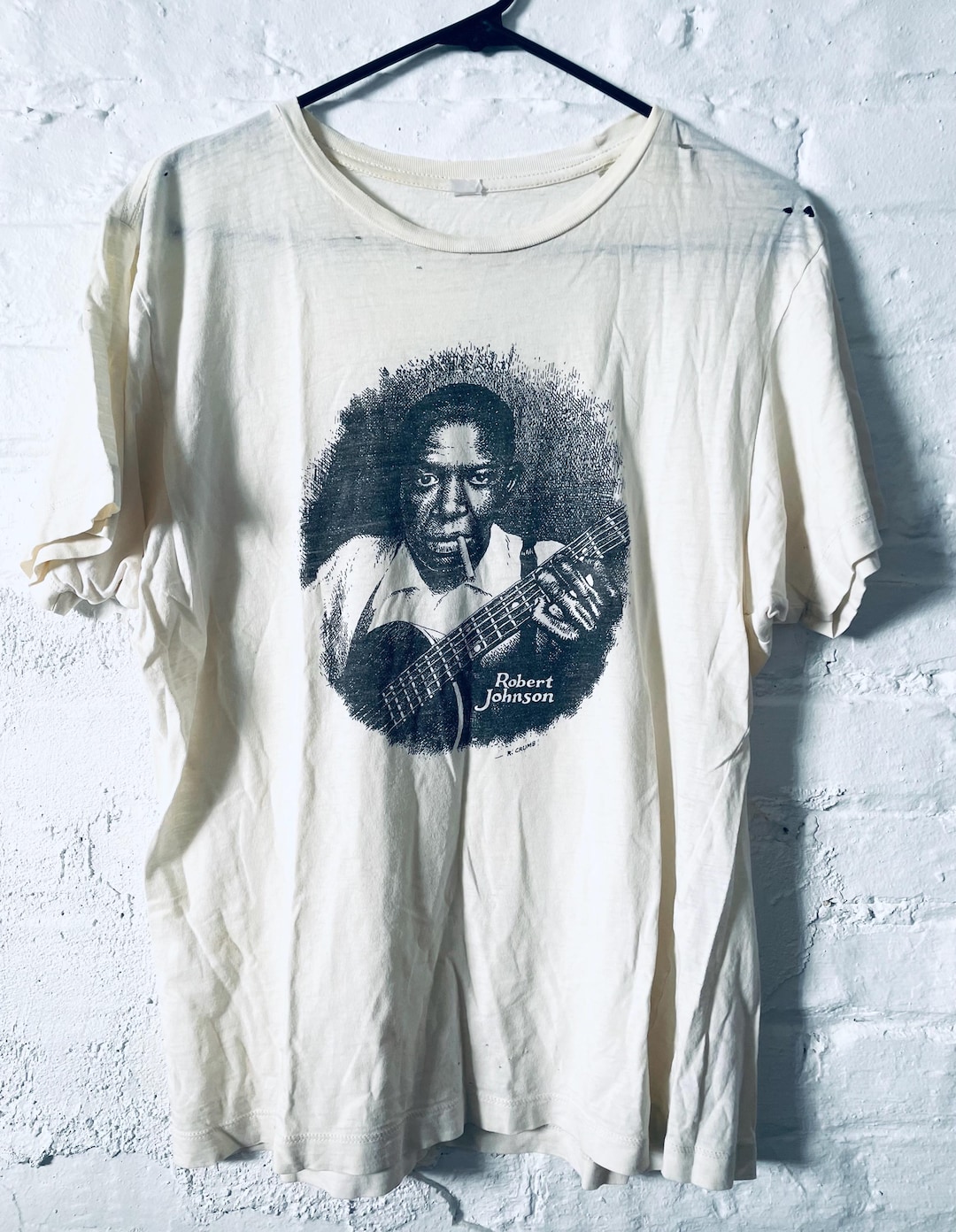 Vintage 1970s Robert Crumb Robert Johnson T-shirt (size Large) - Etsy