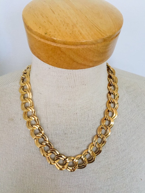 Monet Silver Double Link Curb Chain Necklace – B Curated