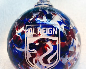 OL Reign Blown Glass Ornament