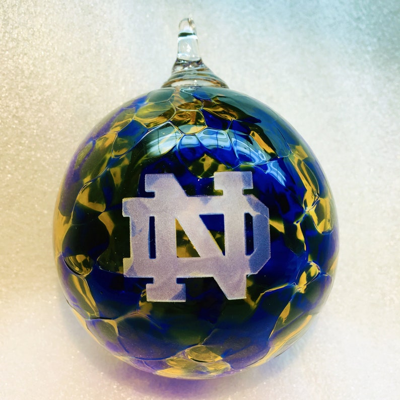 Notre Dame Blown Glass Ornament Etsy