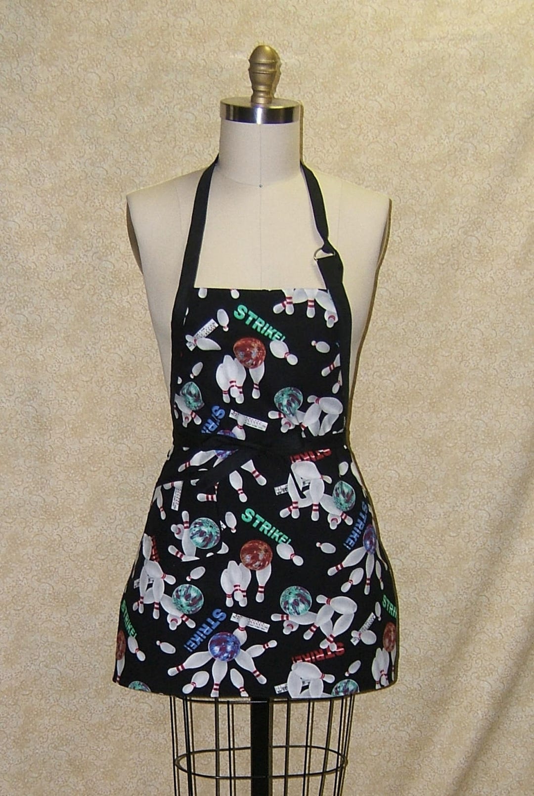 Bowling apron bowler pocket adjust dbl tissu doublé coton Etsy France